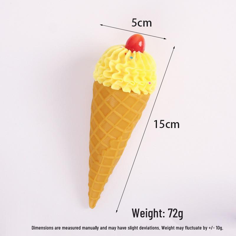 Waffelhörnchen-Modell - Dekorationsobjekt für gefälschtes Eisgeschäft, DIY-Handspielzeug.