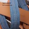 Customizable Wide Denim Ukulele Shoulder Strap for Pressure Relief