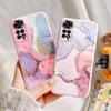 Marble Pattern Phone Case For Redmi Note 11 Pro Protective Cover Case Pink Silicon Soft Funda For Xiaomi Redmi 13C Note 13 4G