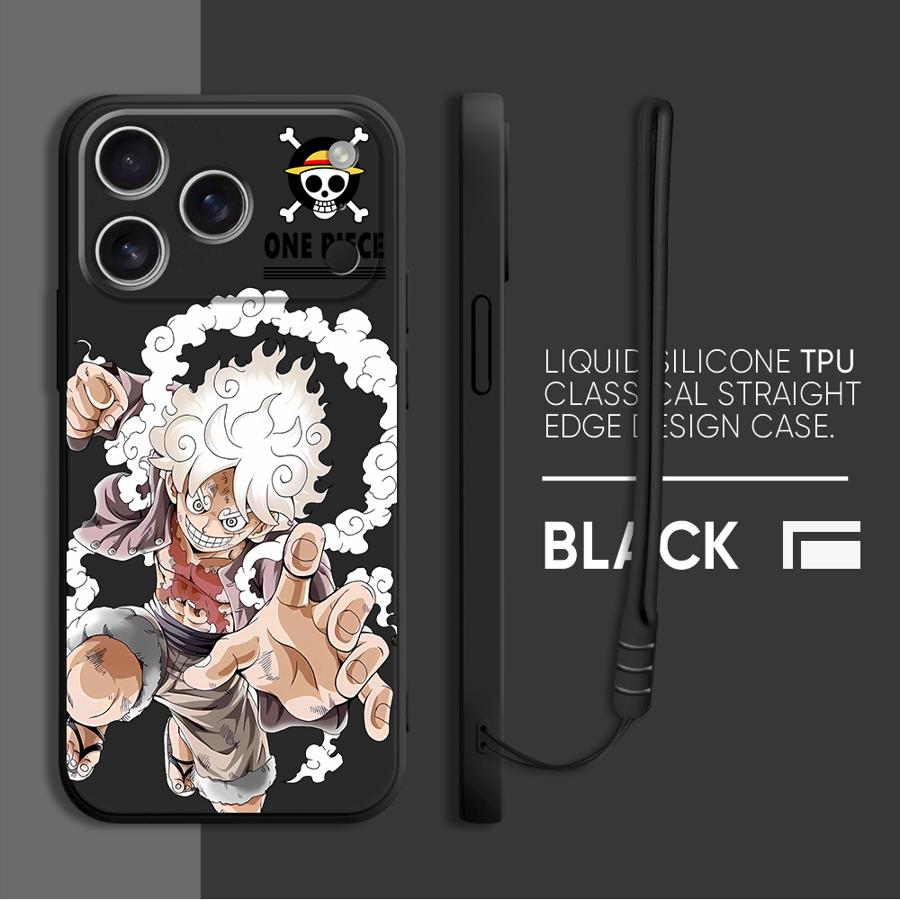 One Piece Cartoon Cute Phone Cover Case for Apple iPhone 17 Pro Max 11 7 8 XS XR 12 Plus 16 Air 15 13 Mini