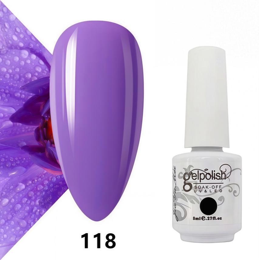 Amber Gel Polish Set: Gel Polish Manicure Kit with Whitening, Base Coat, and Sealer.