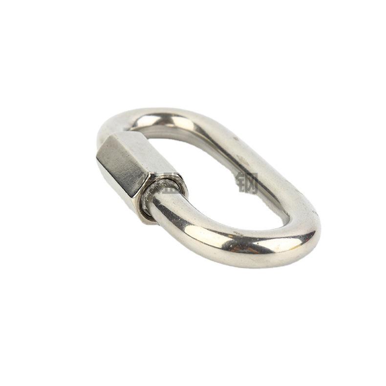 304 Stainless Steel Quick Connect Carabiner Dog Leash Buckle Lock