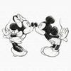 Disney Mickey Mouse Art 30cm x Made in Stylish Interior Living Room Minnie Mouse Monochrome Fabric Panel, 30cm, Japan, Decor, Decor, Sketch, Panel,