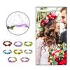 Adjustable Flowers Leaves Headband Elegant Headpiece Women Girls Hair Accessories Wreath Garland Wedding Headwear