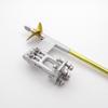4mm Drive Shaft + 95mm Water Pickup Steering Rudder + 35mm propeller Kit for RC Boat MONO Speed O VEE Hydroplane DIY Parts