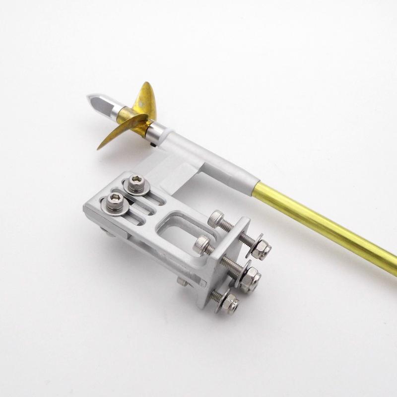 4mm Drive Shaft + 95mm Water Pickup Steering Rudder + 35mm propeller Kit for RC Boat MONO Speed O VEE Hydroplane DIY Parts