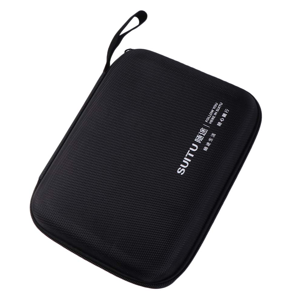 Aufbewahrung Tragbare Luftpumpe Staubdichte Tasche EVA PU Auto Hartschalen-Aufbewahrungstasche Digitale Produkte