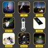 Mini Flashlight 1200 Lumen Waterproof Keychain Lamp Rechargeable Flashlights With 5 Lighting Modes For Camping Hiking Outdoor