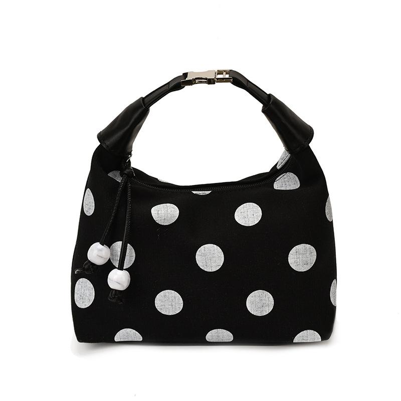 Single-shoulder Bag, with A Unique and Niche Design, Large Capacity, Underarm Bag with Polka Dot Pattern, Crossbody Bag Casually