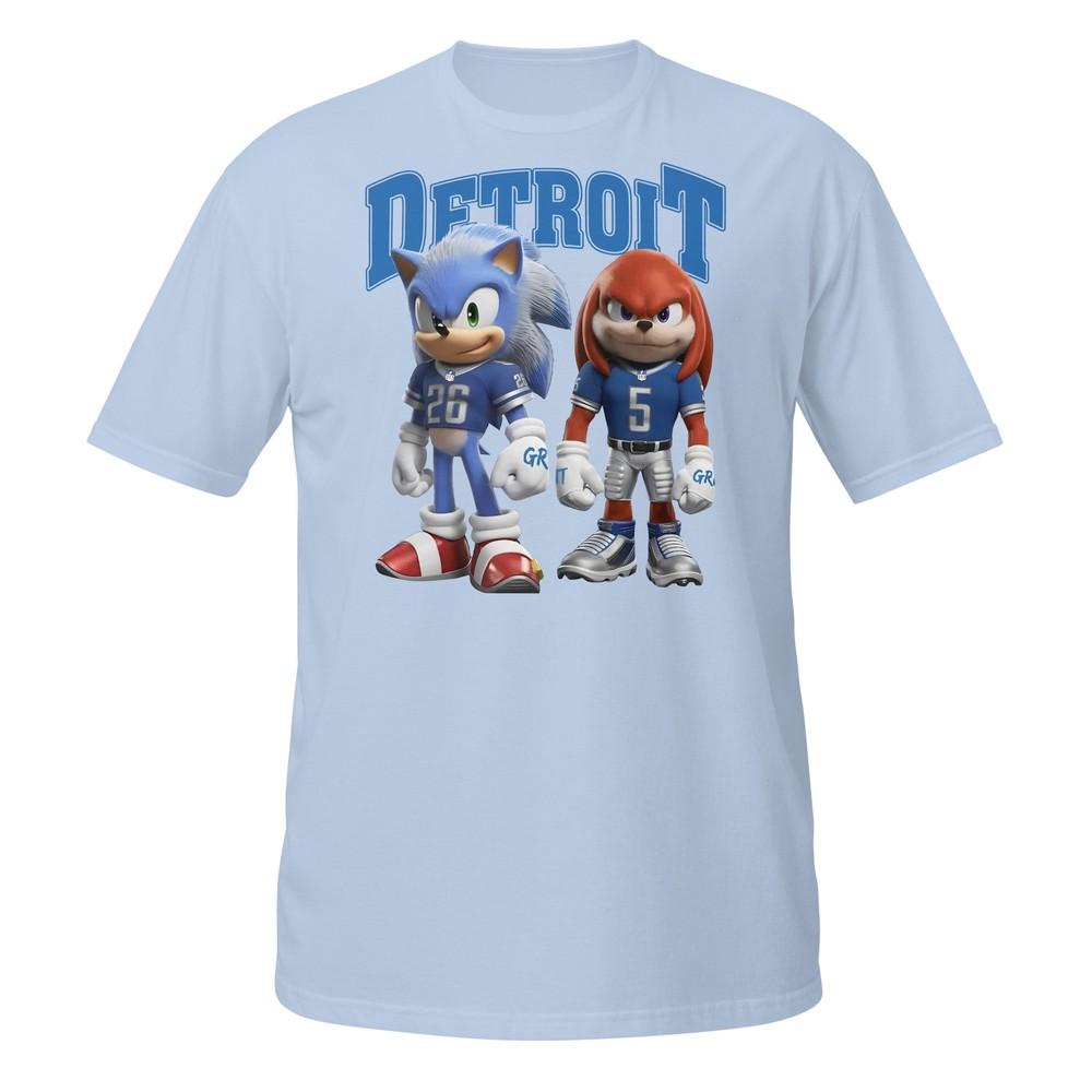 Sonic and Knuckles Lions Shirt Detroit Sonic and Knuckles Detroit Lions Shirt S