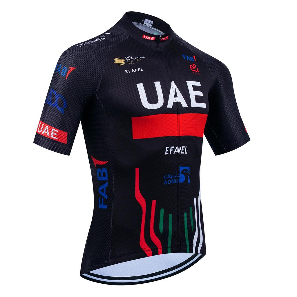 Tour 2025 Team UAE Radtrikot Herren Damen Sommer MTB Rennrad Maillot Jersey Ropa Ciclismo Schnelltrocknend Fahrrad T-Shirt Kleidung