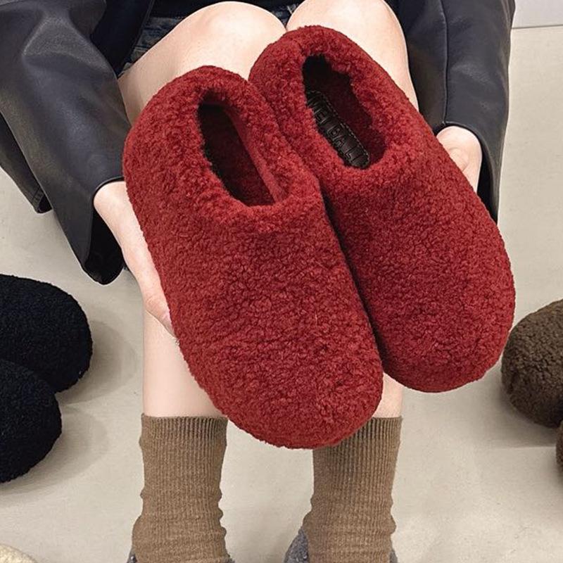 

Женские мягкие эластичные утолщенные подошвы увеличивающие рост зимние меховые теплые холодные стеганые снежные ботинки нескользящие износостойкие повседневные спортивные хлопковые ботинки меховая обувь 40 красный