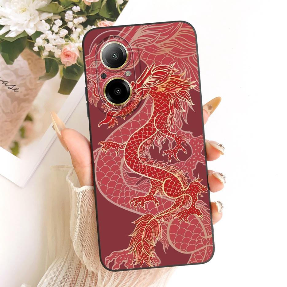 For Realme C67 4G Case RMX3890 Cute Rabbit Cartoon Cover Soft Silicone Case For Realme 12 Lite C 67 RealmeC67 4G Back Cover Bags