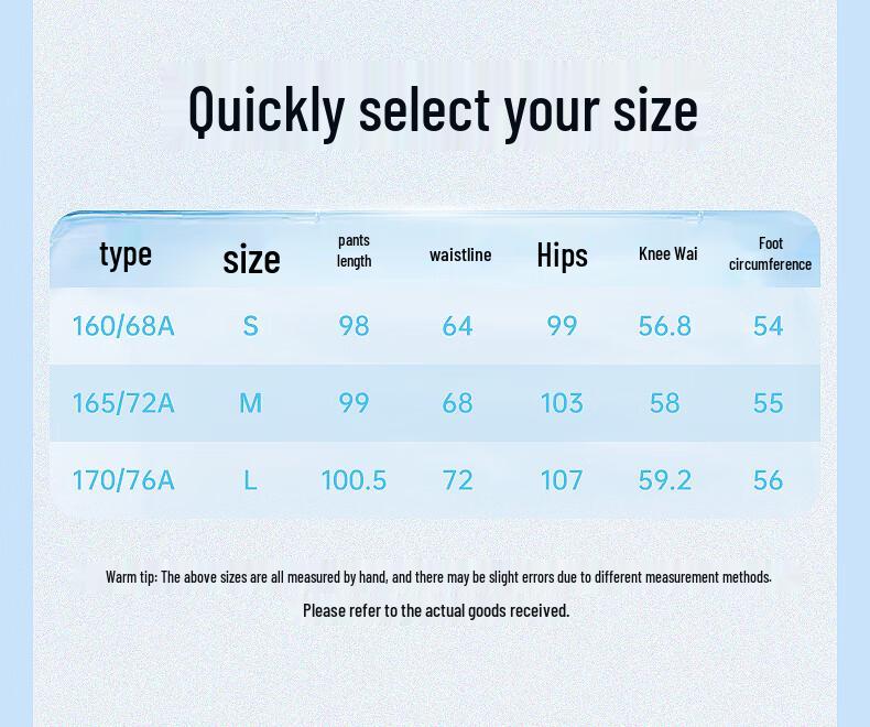 Tambour TB4251002 Sun Protection Elastic Quick-Dry Wide-Leg Cuffed Pants