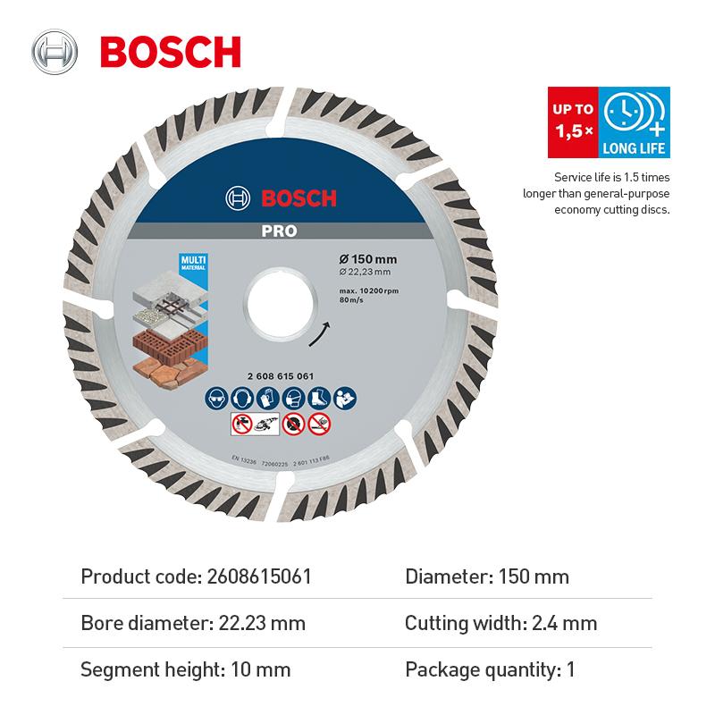 Bosch PRO series General - purpose marble cutting disc Saw blades for multiple materials Diamond cutting disc