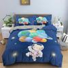 3D Cartoon Duvet Cover Lovely Animal Bedding Set Polyester Cute Bear Panda Elephant Quilt Cover Twin For Toddler Kids Child Room