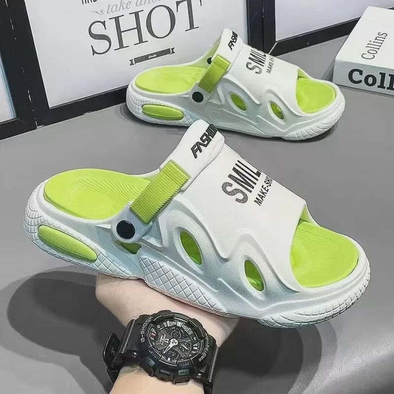 2023 Men's Non-Slip Casual Sandals - Trendy Summer Beach & Sports Wear Slippers