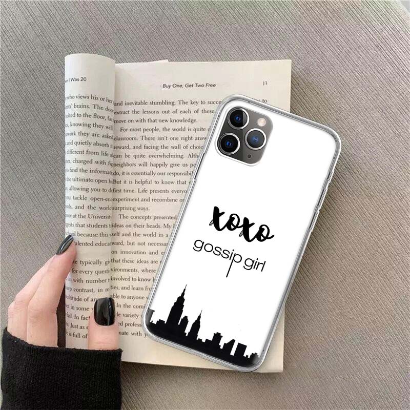 Gossip Girl Phone For Apple Iphone 12 13 Mini 15 Pro Max 11 Pro 14 Plus 16 Pro Max 16E Case Shell Cover Clear TPU Protective Fu