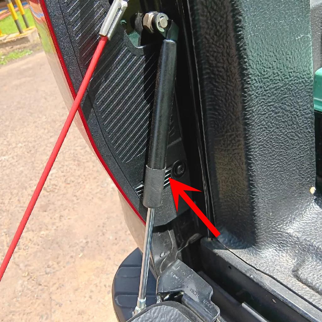 Ammortizzatore Idraulico per Portellone Posteriore Auto, Rallentamento, Facile Sollevamento, Assistenza, per Ford Ranger T9 Wildtrak Raptor 2022-2024