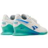 Reebok Legacy Lifter 3 Chalk Unleashed Green Blue Men Sneakers Cream Kinetic-Blue 100201520