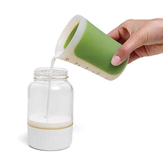 Cheese Butter Separator Transparent BPA Free Dishwasher Safe Handheld Butter Making Bottle Separation Tools Kitchen Gadgets