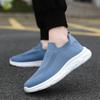 Men's Fly-woven Mesh Casual Sneakers Unisex Slip on Soft Sole Light Running Sports Shoes Chunky Hiking Casuals Zapatillas Hombre