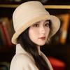 Winter Hat Women's Velvet Bucket Hat Bucket Hat Cold-proof Warm Basin Hat
