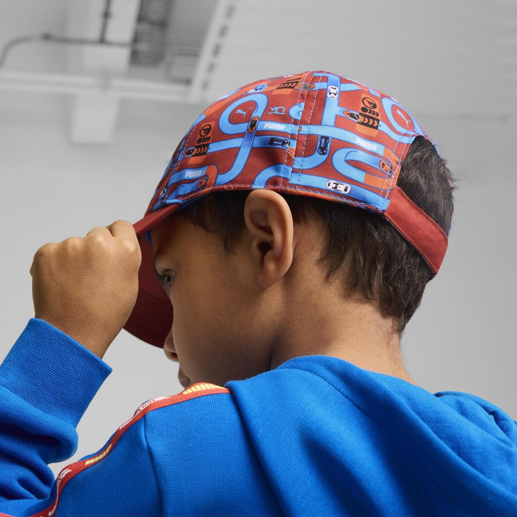 PUMA X HOT WHEELS BB Cap JR 026129 Red Kids' Fire/AOP(01)