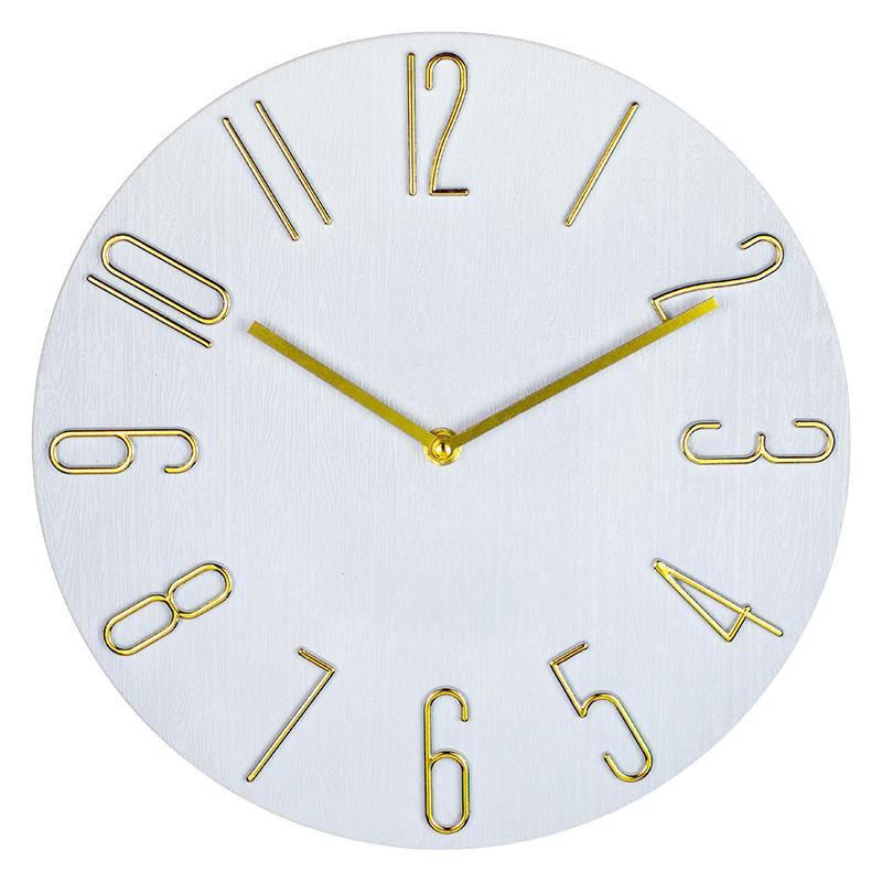 30cm Silent Quartz Wall-Mounted Clock for Living Room