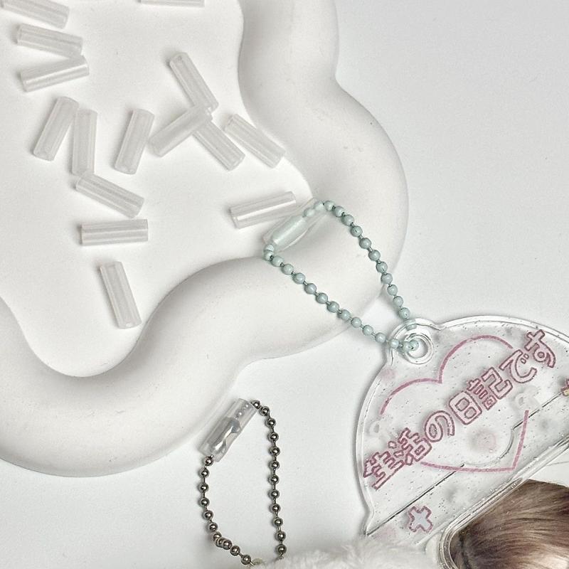 

100 шт. Высококачественная подвеска-цепочка из бусин, крышка для защиты от потери, креативная жемчужная цепочка, защитная крышка от падения, аксессуары для DIY