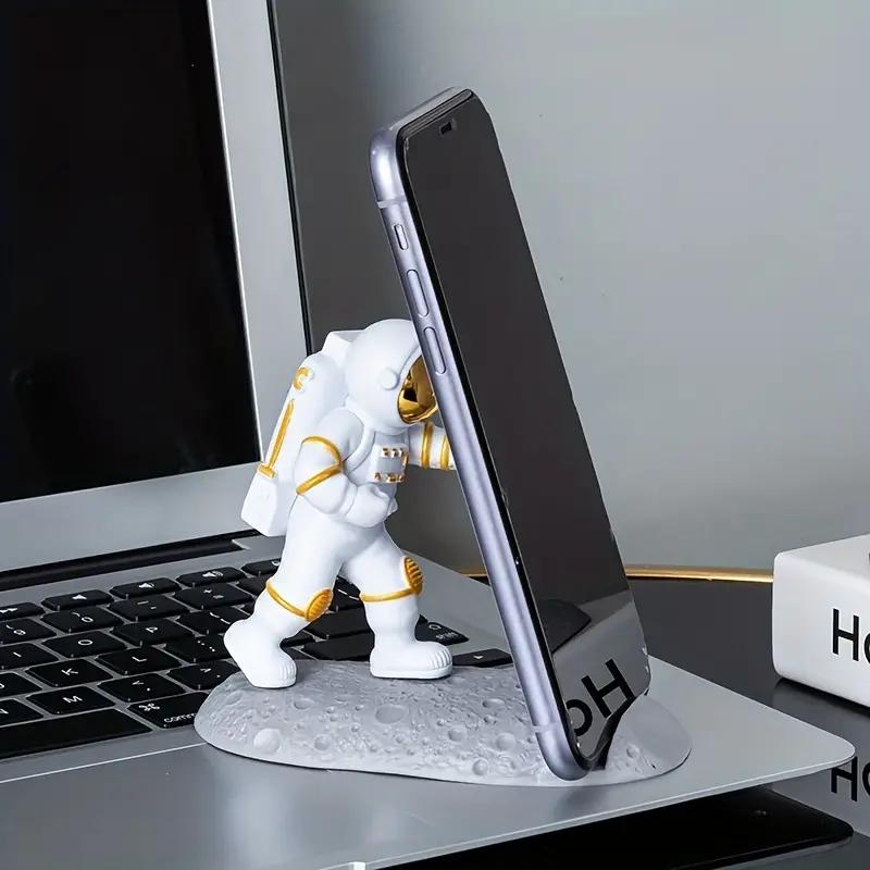 Astronaut Mobile Phone Stand Holder Spaceman Desk Decoration Smartphone Bracket Home Ornaments For iPhone 15 14 Samsung Xiaomi