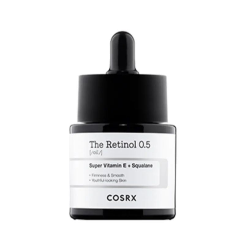 COSRX The Retinol 0.5 Oil 20ml Korean Retinol Facial Oil Serum for Firming, Smoothing & Anti-Aging Care