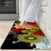 1Pcs Fruits Pattern Kitchen Rug Anti-Fatigue Kitchen Rug Waterproof Non-Slip Rugs Set Runner Rug Bedside Rug Absorbent Carpet
