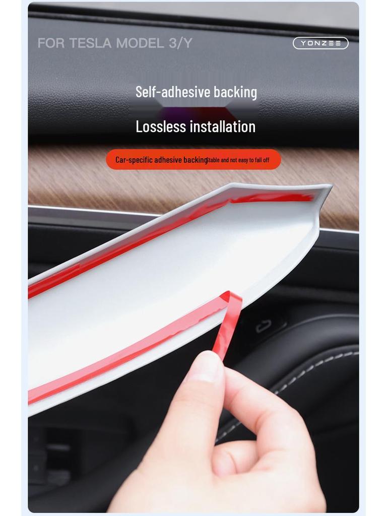 Tesla Model 3/Y Interior Trim Kit: Door, Console, Dashboard Accessories