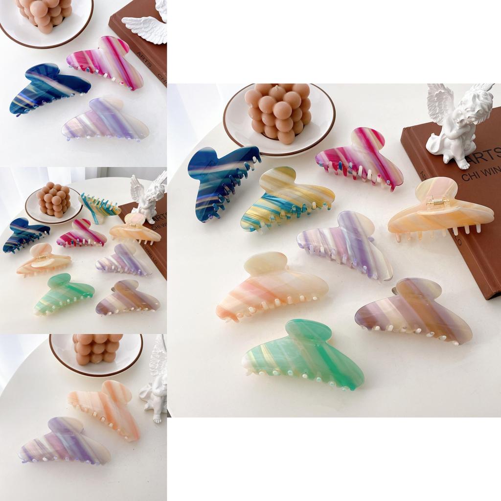 Premium Acetate Hair Claw Clip With Beautiful Gradient Finish Perfect For Hair Styling