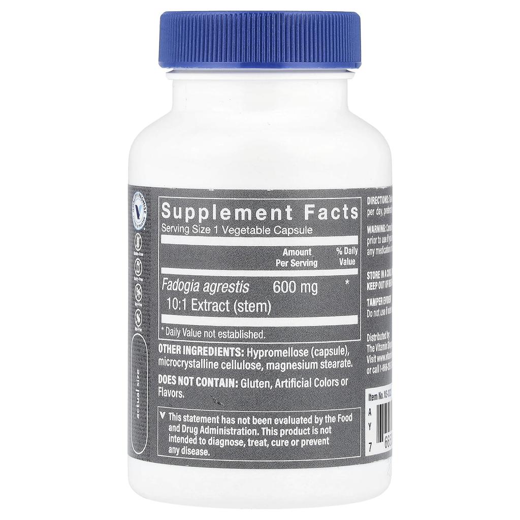 Men's, Fadogia Agrestis, Veggie Capsules, 60 Tablets (600Mg Per Capsule)