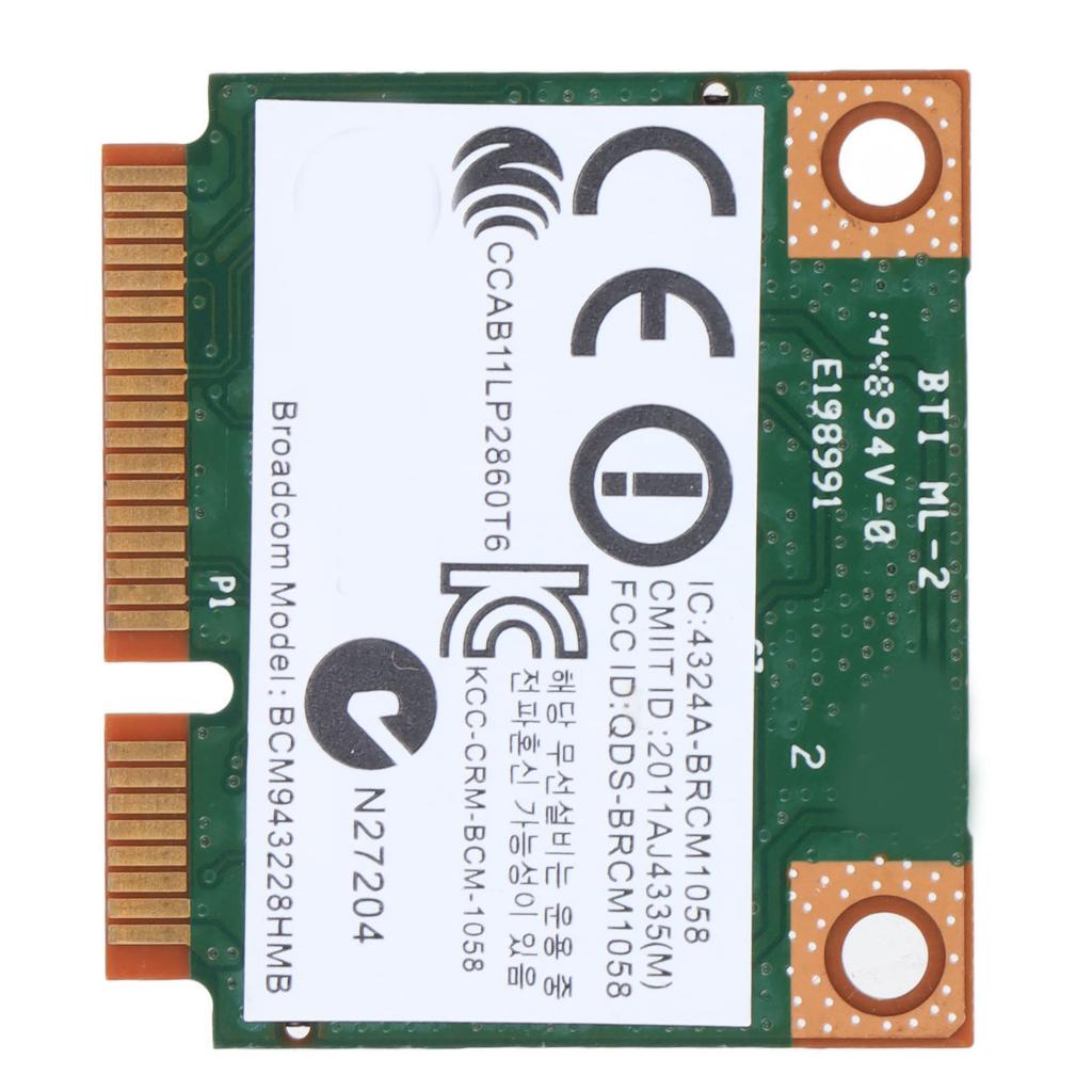 Network Card Laptop Dual Band 300M Semi Mini PCIE Wireless Network Card 2.4G 5G Support 802.11a B g n