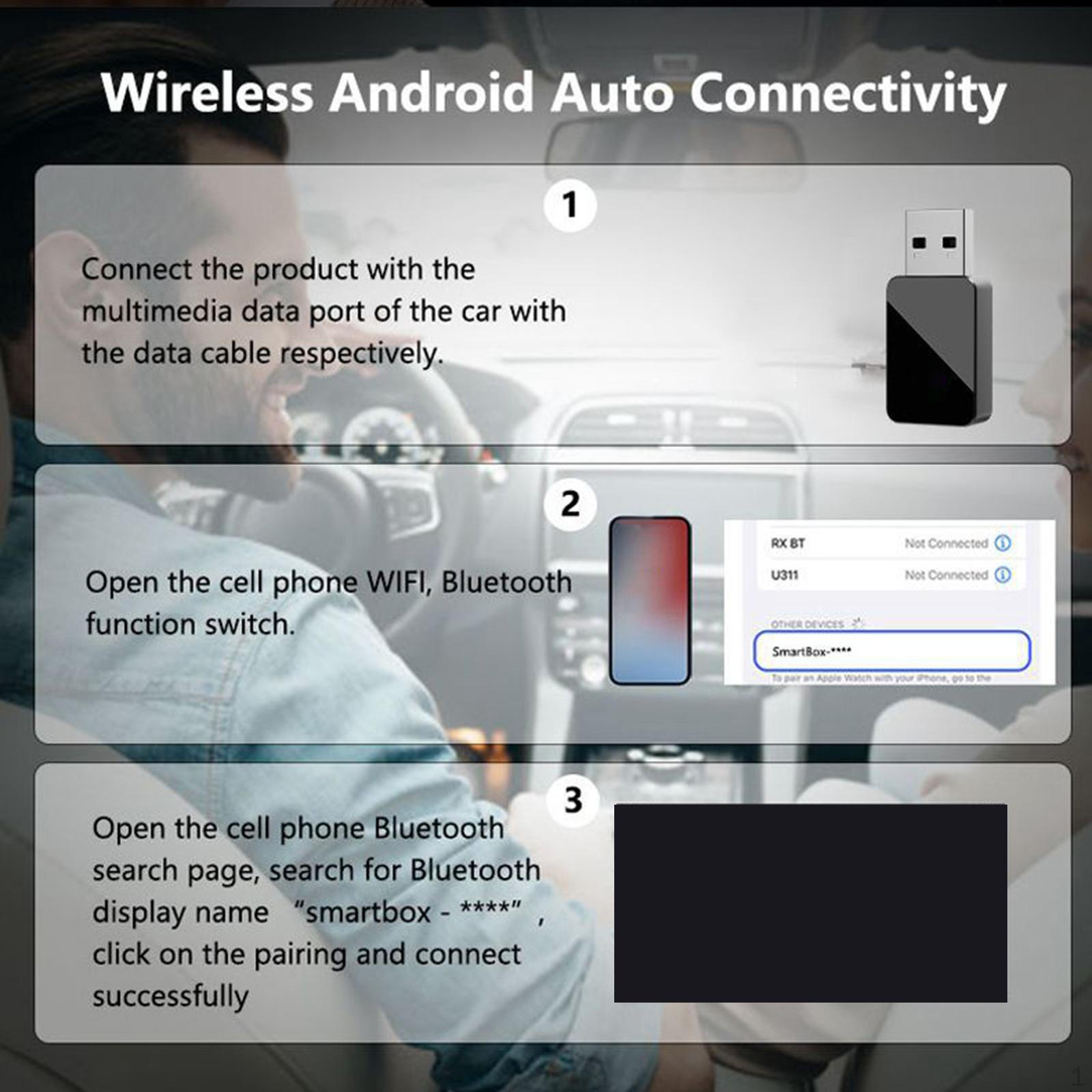 

Мини Проводной в Беспроводной USB Автомобильный Адаптер Портативные Автомобильные Аксессуары Легкий 1,6x0,8 дюйма