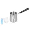 Mini Size Butter Warmer Stainless Steel Milk Warmer Barista Tools Melting Pot  Lattes Preparation