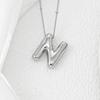 Smooth Chunky Bubble Initial letter Pendant Necklace Women Personality Jewelry Gold Balloon 26 Letter Necklaces
