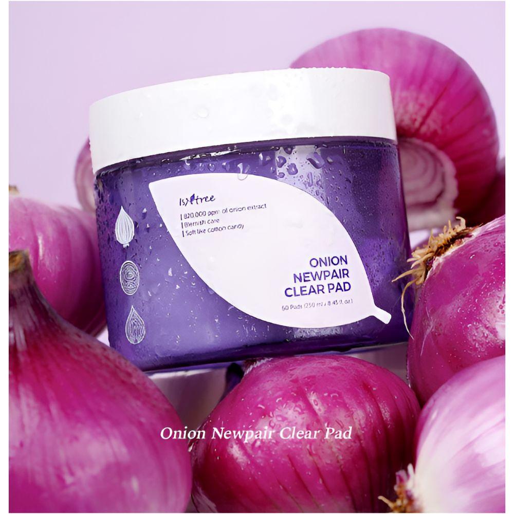 ISNTREE Onion Newpair Clear Pad 250ml 60 Pads Blemish Care Toner Pad Exfoliating Pore Care