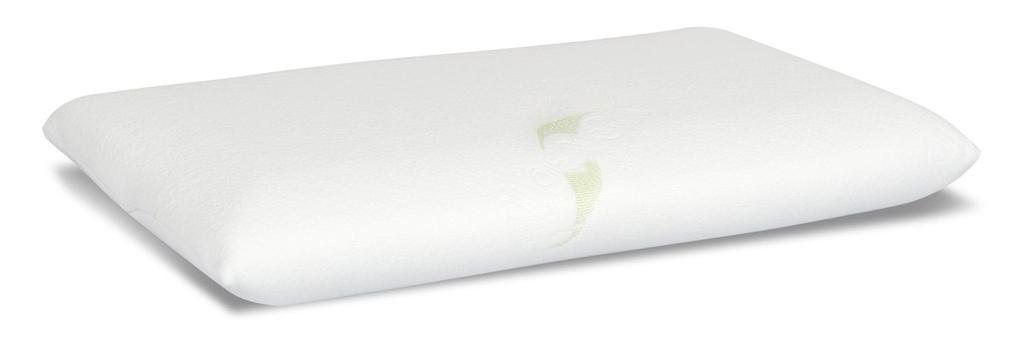 Orthopedic Flat Thermoplastic Memory Pillow + Zippered Case