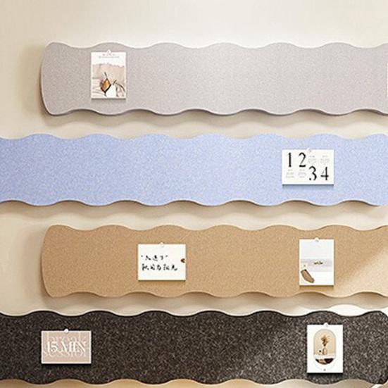 Kenarları Taraklı Keçe İğne Panosu Şeritleri Kendinden Yapışkanlı Keçe Mantar Panosu Şeritleri Ofis Okul Ev Duvar Dekorasyonu İçin Etiketler Notlar Programlar Fotoğraflar