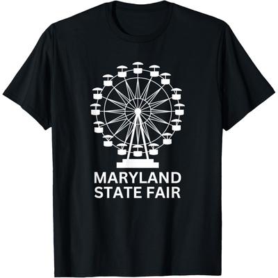 Maryland State Fair Ferris Wheel County Fair Timonium, MD T-Shirt