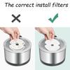 4/8 Packs Pet Fountain Carbon Replacement Filters for 304 Stainless Steel Cat Drinking Water Fountain Filters Pet Supplies