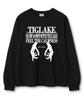 TI.GLAKE Slowdown Oversized Long Sleeve T-Shirt Black [Select Ribbed Sleeves]
