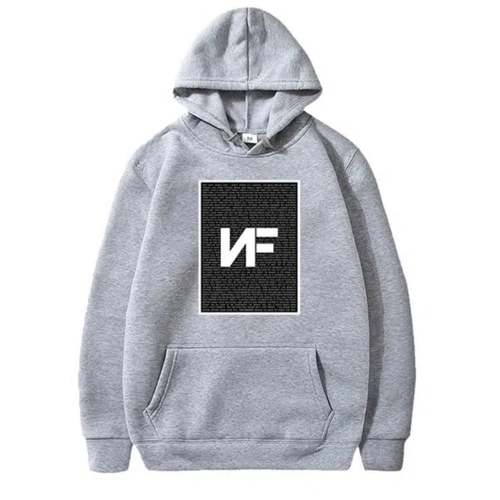 

11 кольорів NF Printed Hoodie Cozy Hoodie XS сірий