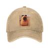 Marcus The Worm Funny Meme Men Women Baseball Cap Trending Distressed Washed Hats Cap Fashion Outdoor Adjustable Fit Snapback