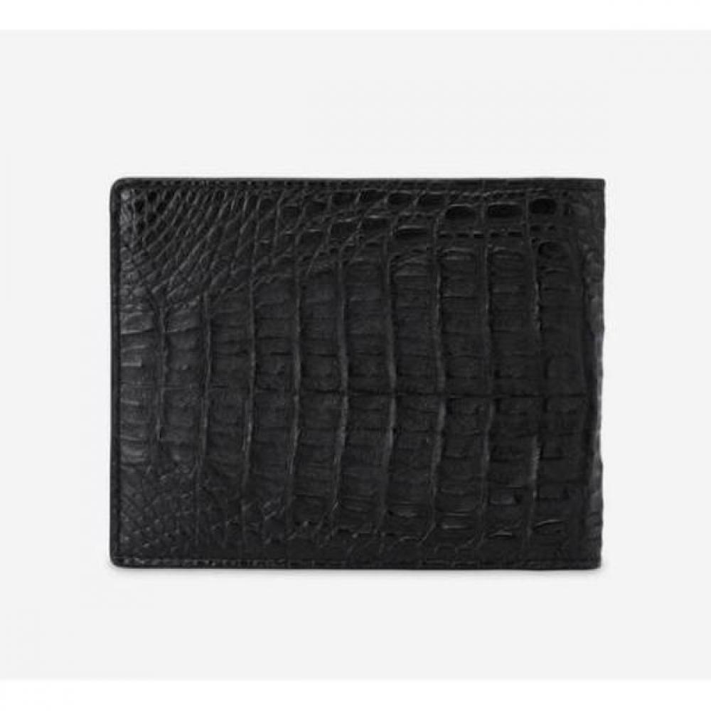 Daks Black Crocodile Leather Wallet Dbwa1e713bk