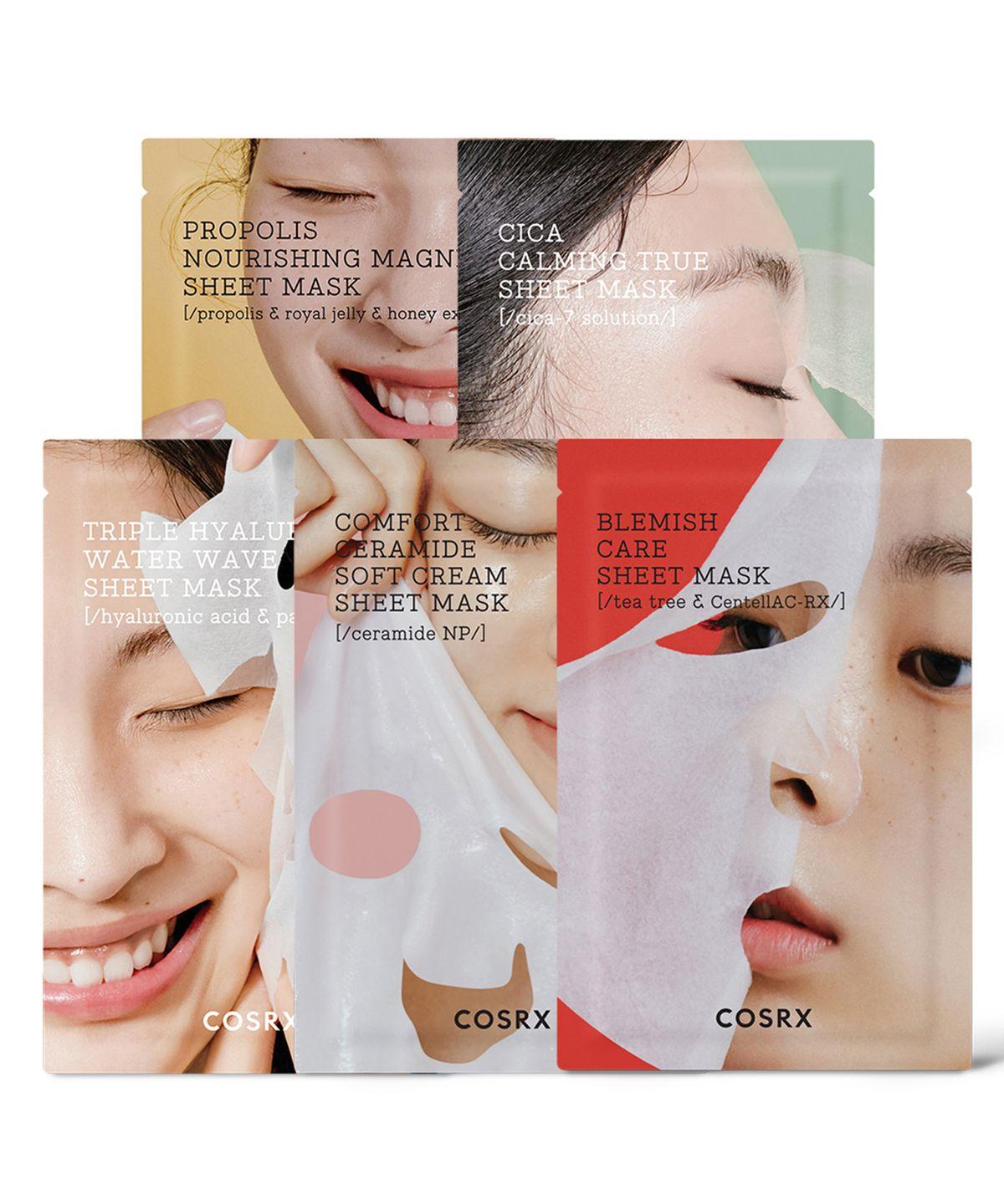 Set of 5 Mask Packs (Choose 1 from Pure Fit/Full Fit/Hydrium/Balancium/AC) Aish